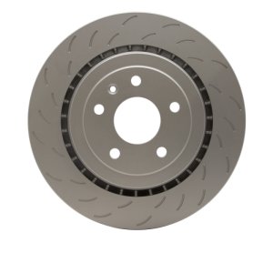 Chevrolet Corvette Brake Rotor (1) - Rear - R1 Concepts - GEOSPEC Coated Rotor - Slotted - `15-`19